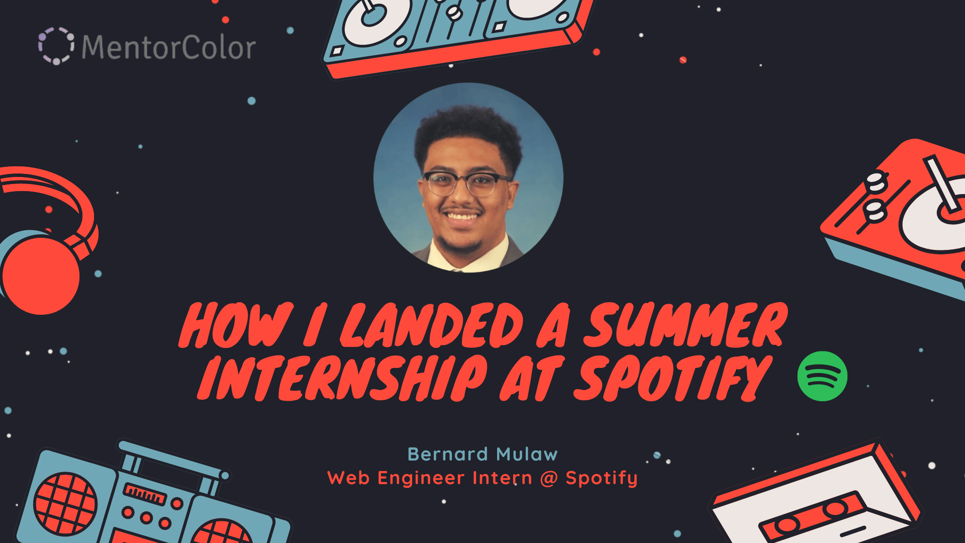 background image for How I landed a summer internship at Spotify